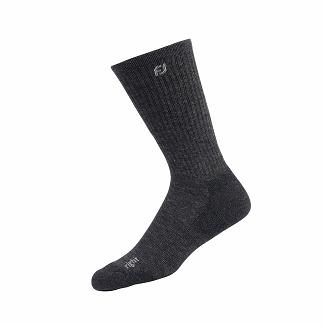 Men's Footjoy TechSof Golf Socks Black NZ-472339